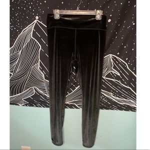 Black Velvet PINK Leggings
